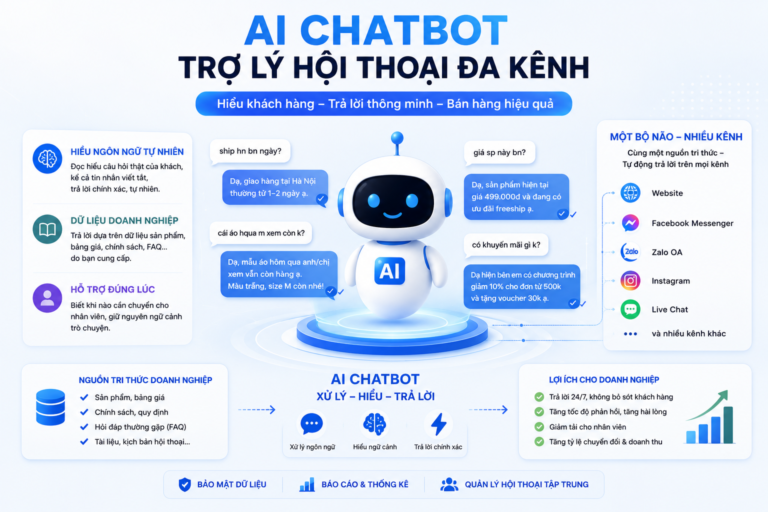 AI chatbot đa kênh